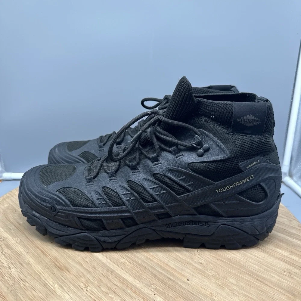 Merrell Moab Velocity Tactical Mid Waterproof Mens 14 Black Tactical Boots
